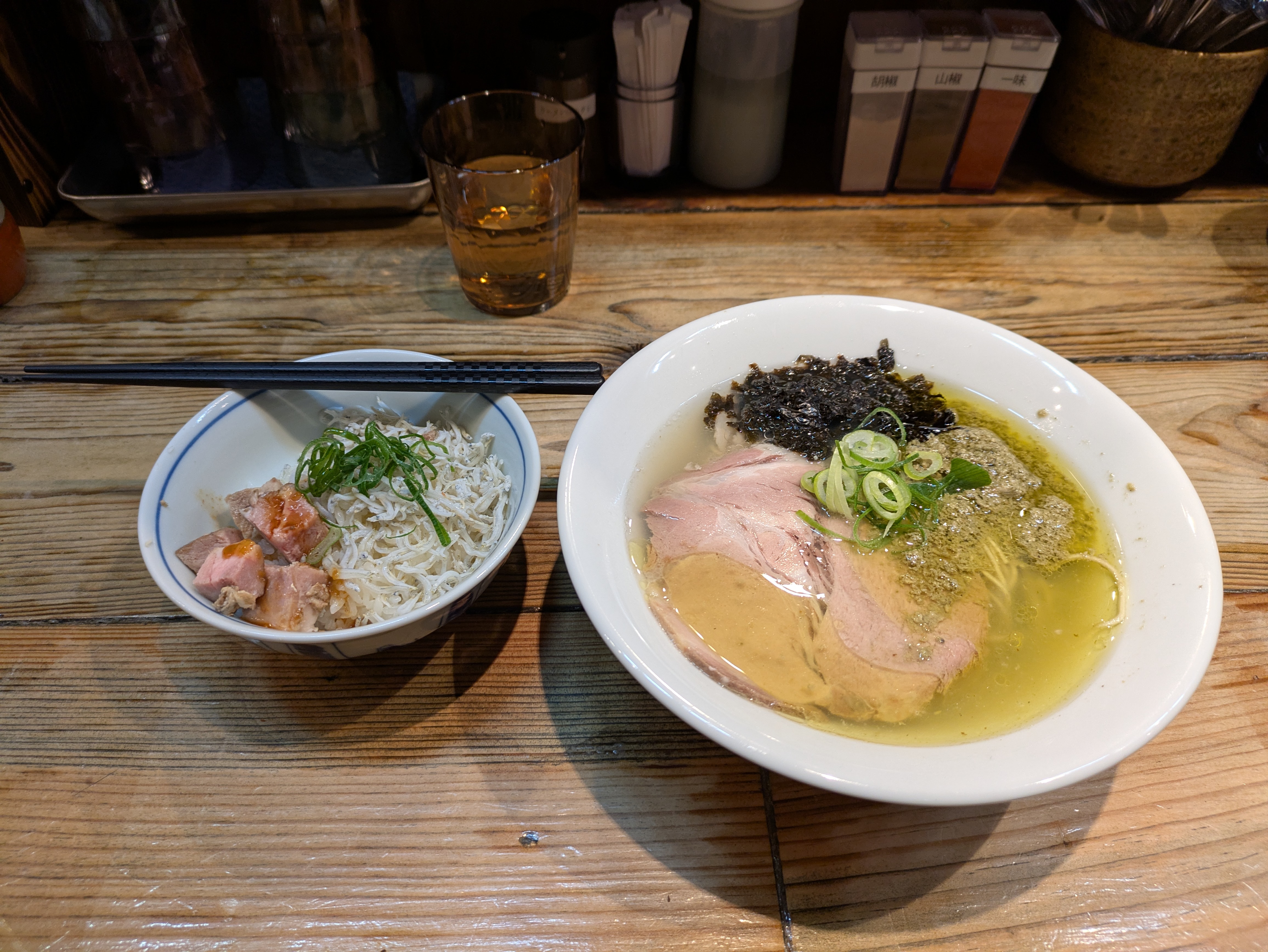 牡蠣塩ラーメン